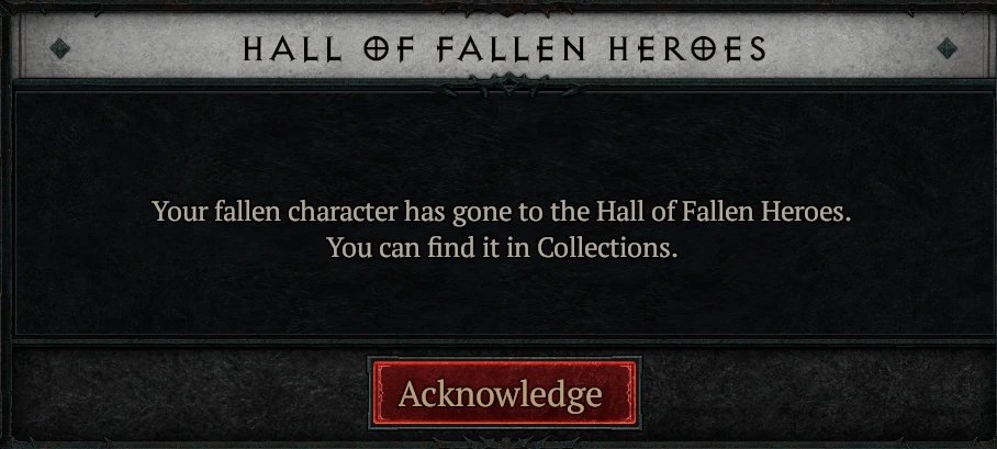 Hall of Fallen Heroes: postava padla a najdeš ji v Collections